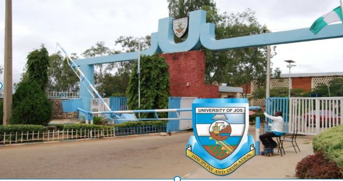 This picture shows university of jos admission main campus gate (front view)